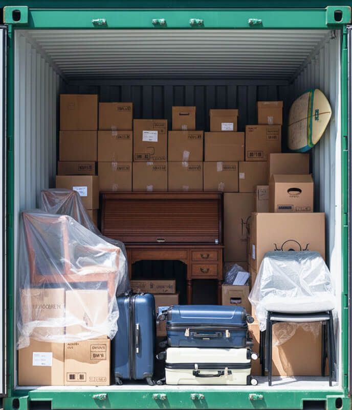 guarda móveis self storage